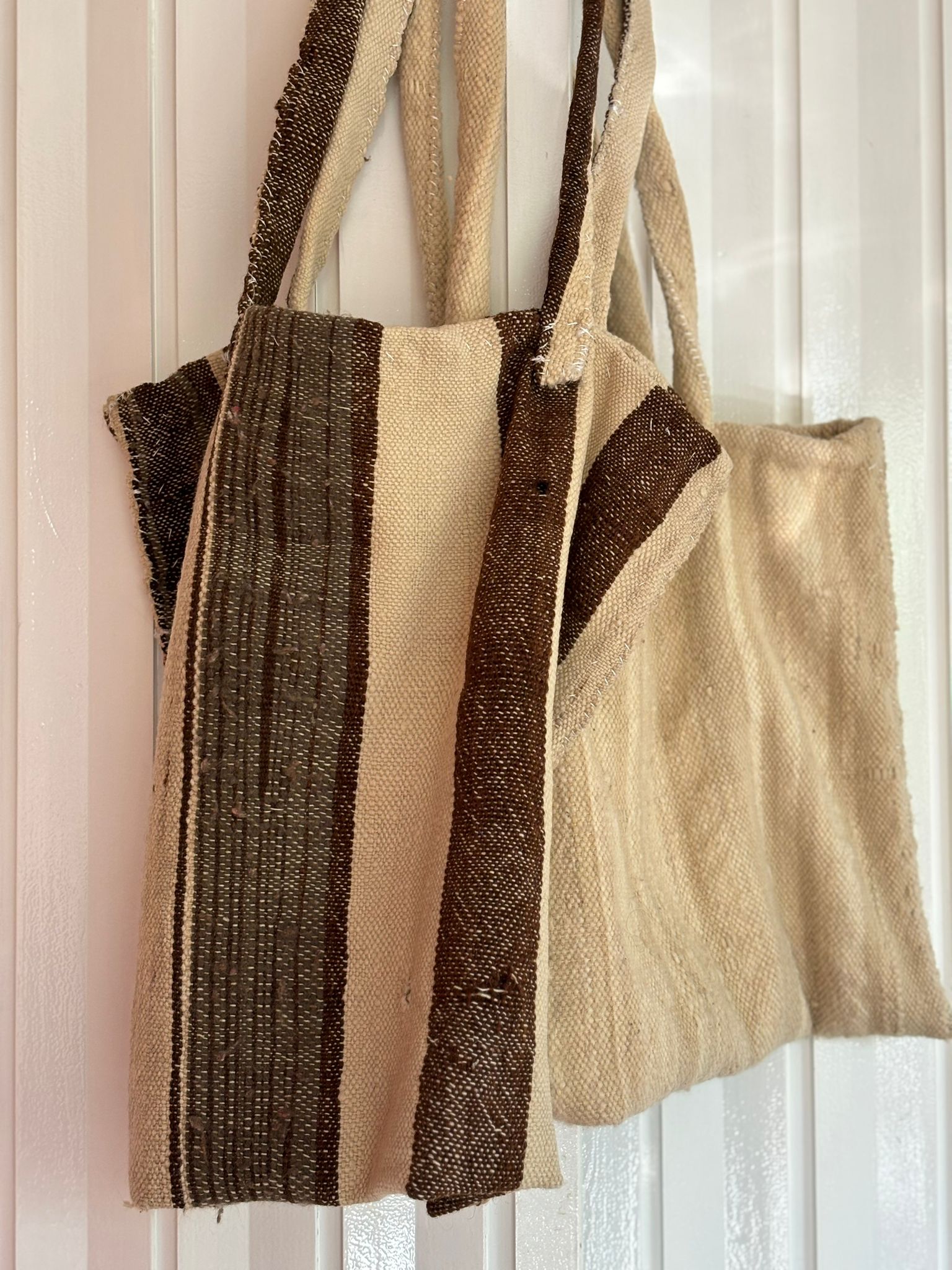 Berberse shopper tas | natuurlijk materiaal