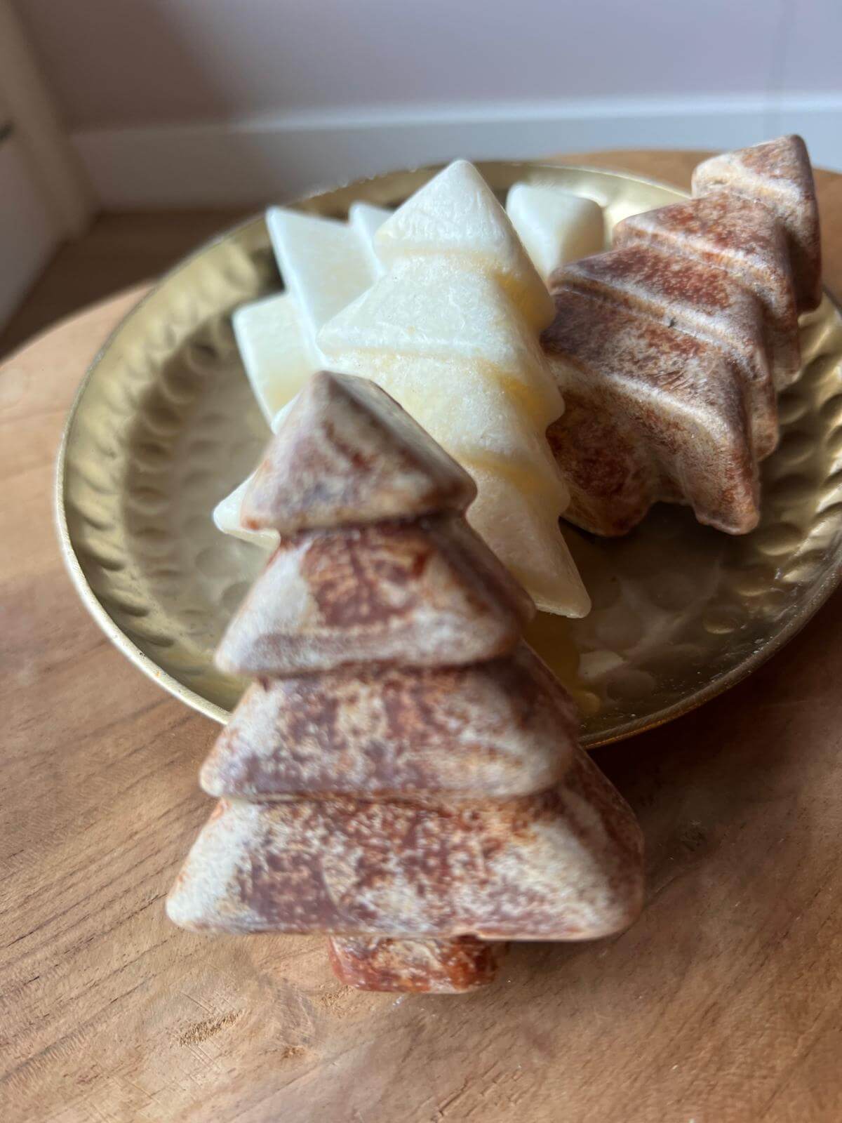 Amber kerstboom geurblokje